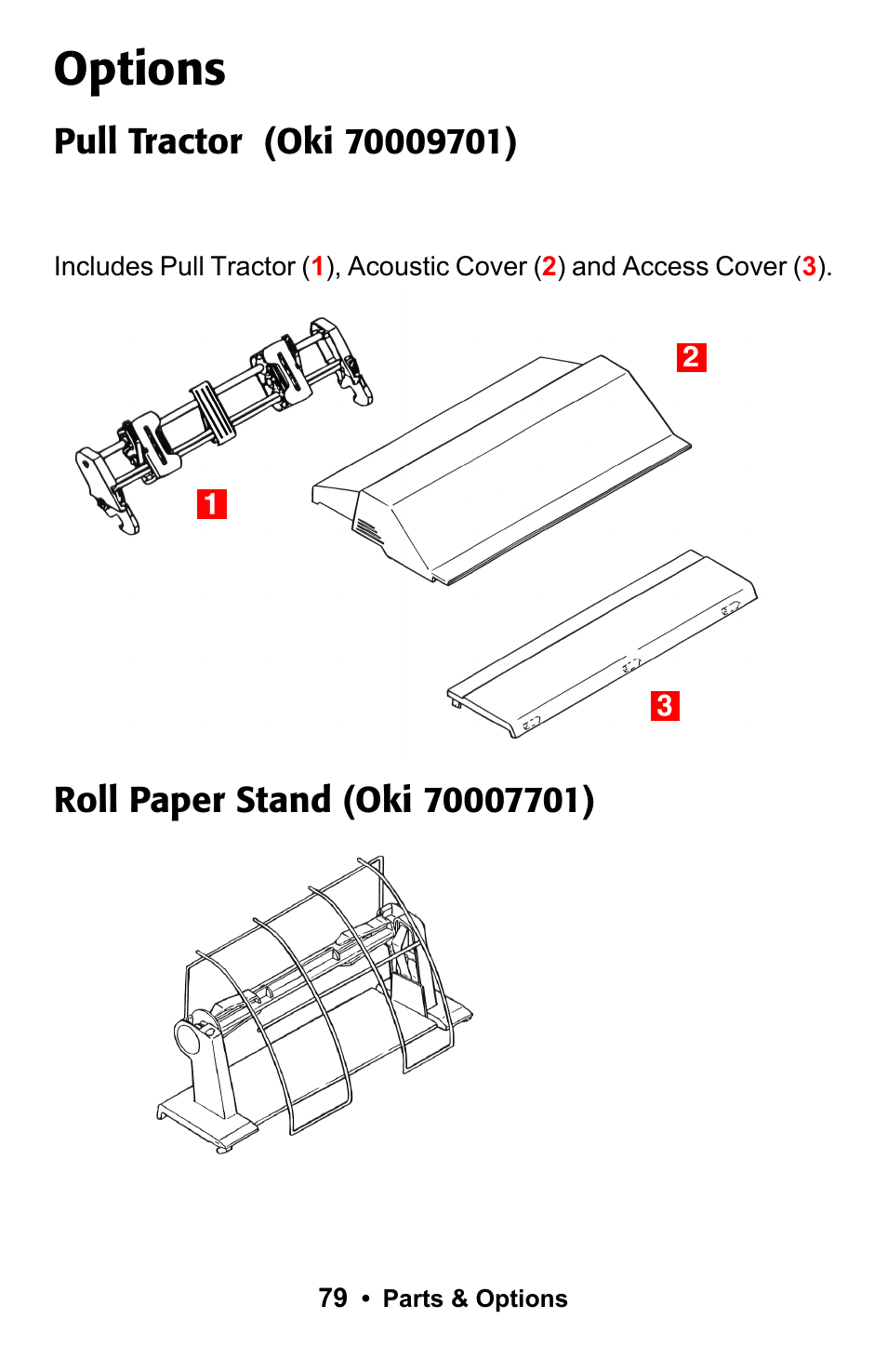 Options | Rice Lake Okidata Microline ML 186 User Manual | Page 79 / 86