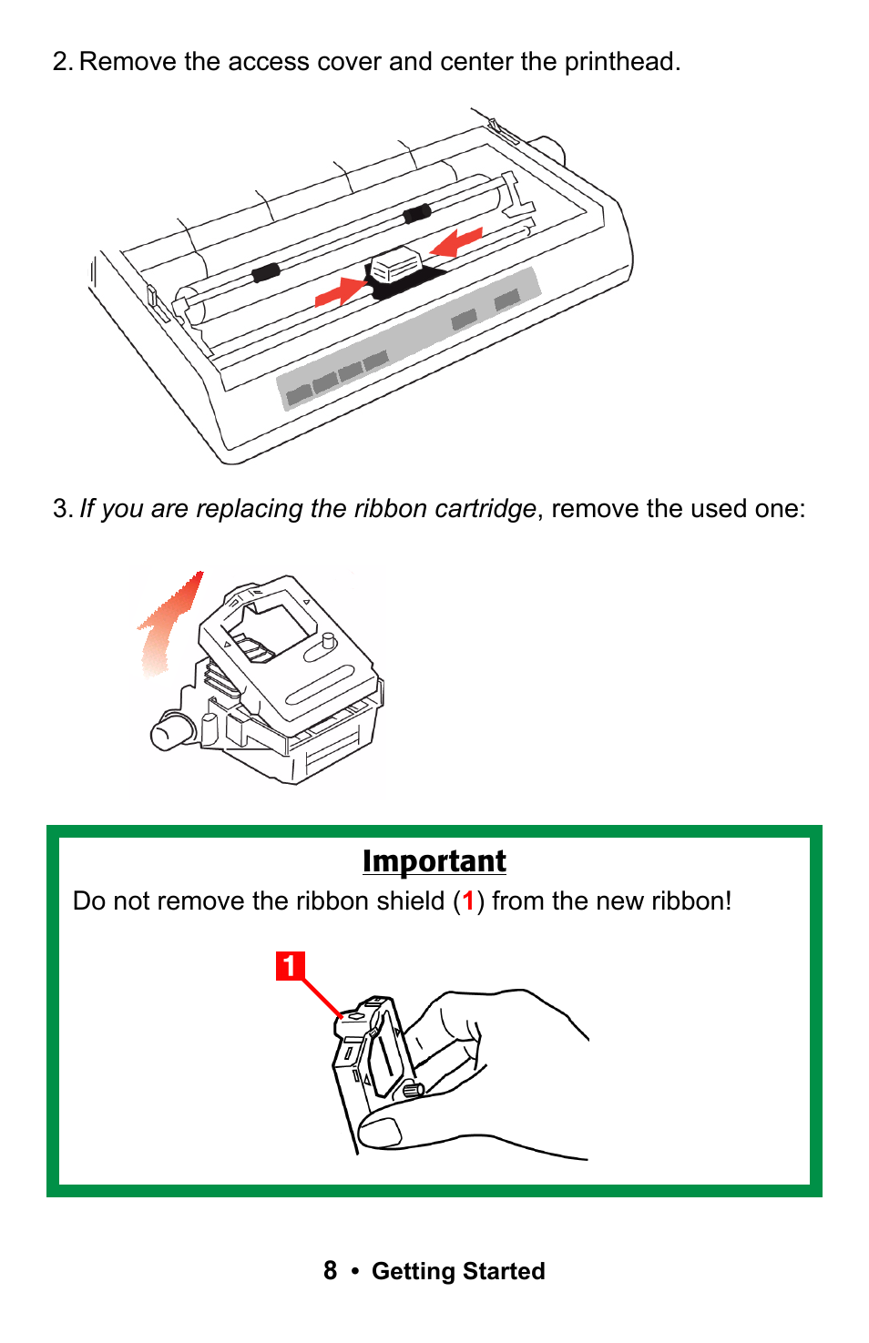 Important | Rice Lake Okidata Microline ML 186 User Manual | Page 8 / 86