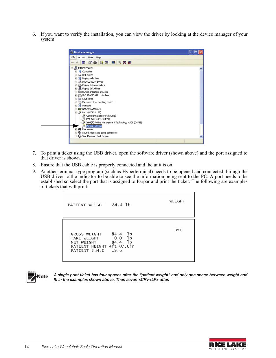 Rice Lake Portable Bariatric Wheelchair Scale Single Ramp (350-5) - Rice Lake Wheelchair Scale Operation Manual User Manual | Page 18 / 26