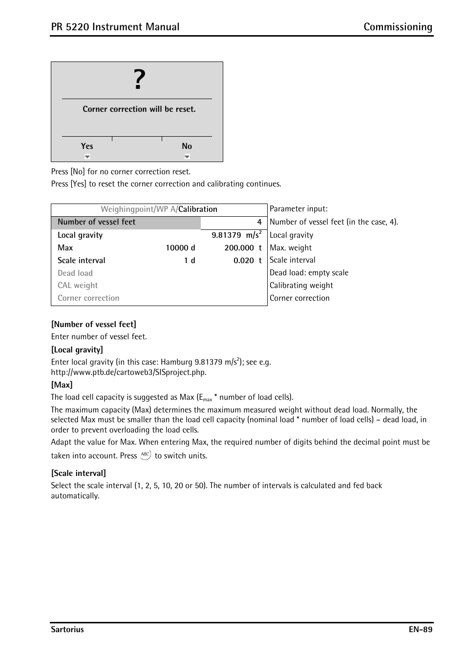 Pr 5220 instrument manual commissioning | Rice Lake PR5220 Ethernet Transmitter User Manual | Page 89 / 172