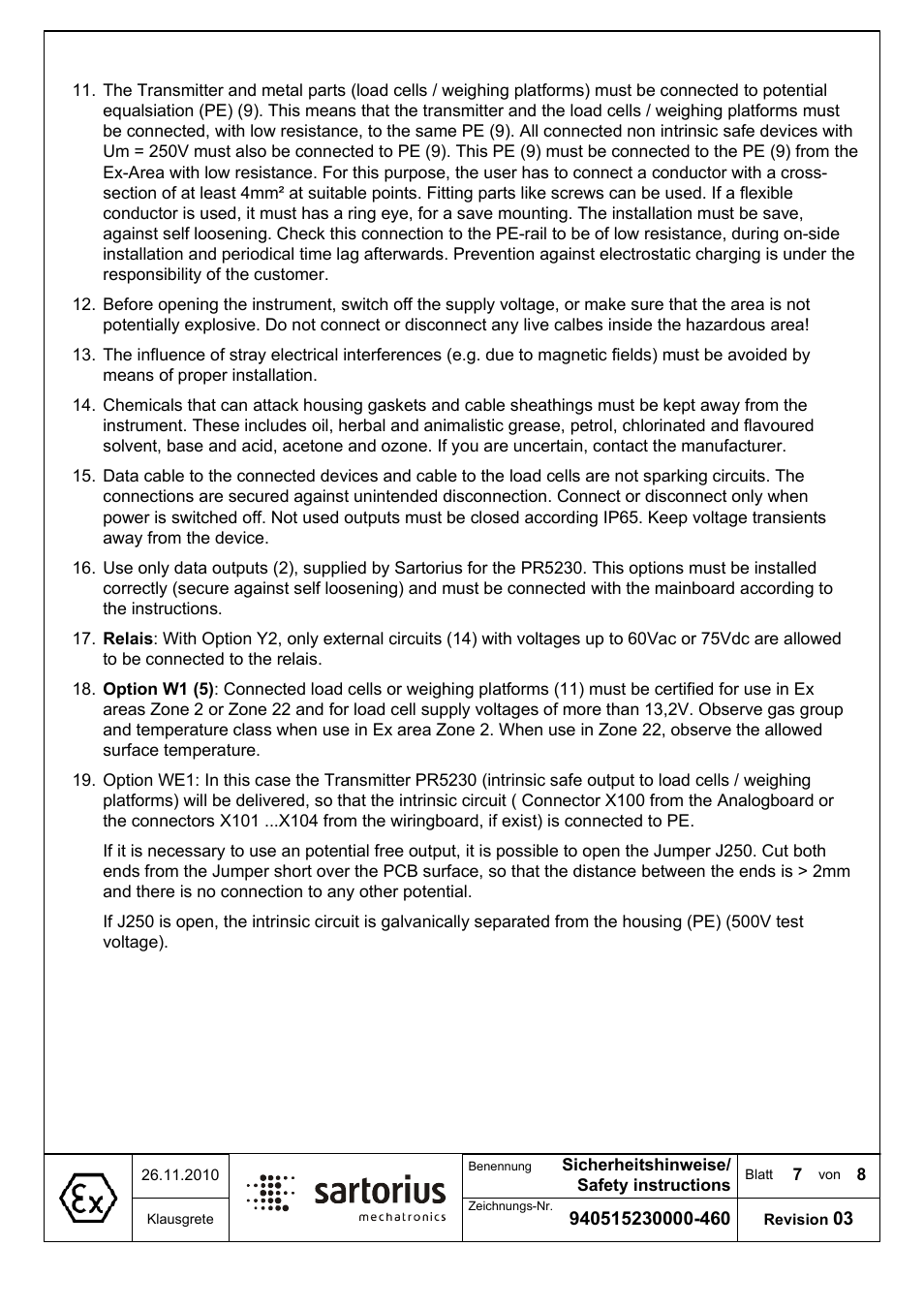 Rice Lake PR5230 Fieldbus Transmitter User Manual | Page 237 / 252