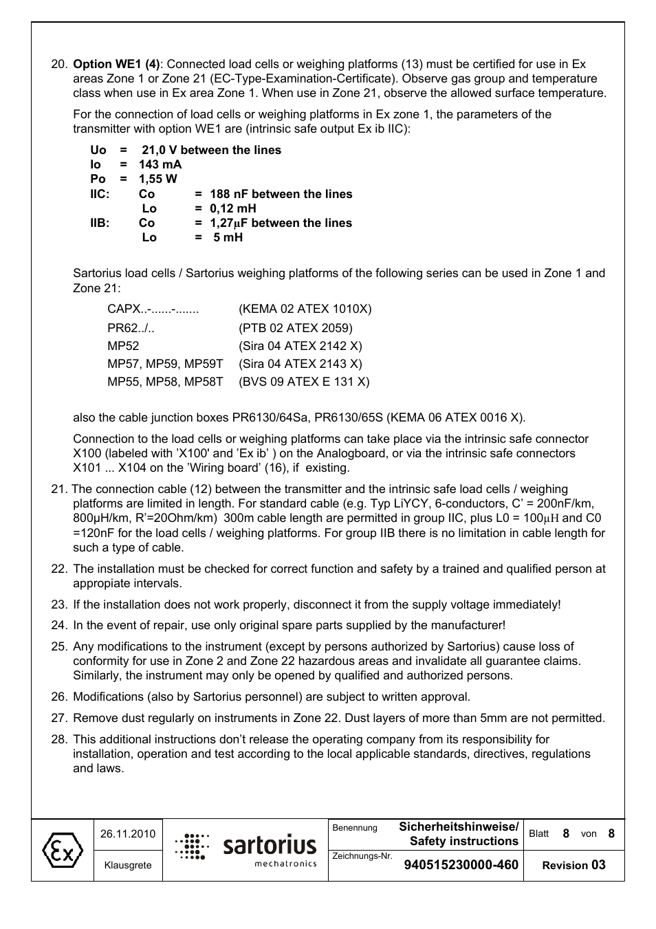 Rice Lake PR5230 Fieldbus Transmitter User Manual | Page 238 / 252