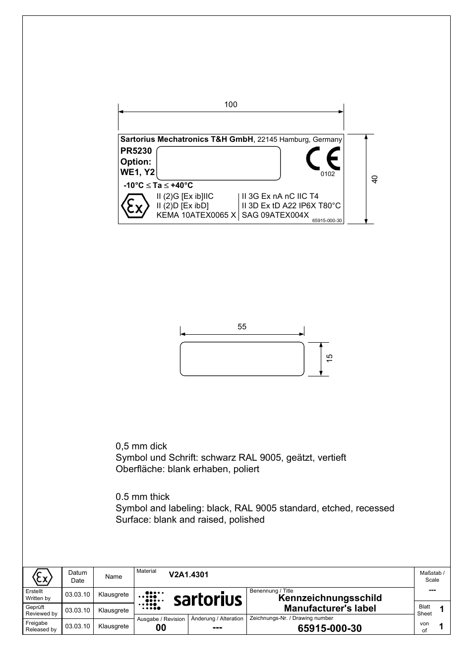 65915-000-30-a4-r00, Hqq]hlfkqxqjvvfklog 0dqxidfwxuhu vodeho | Rice Lake PR5230 Fieldbus Transmitter User Manual | Page 239 / 252