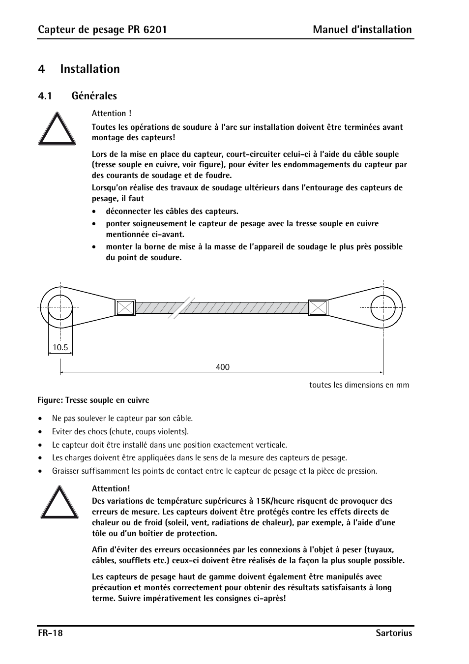 4 installation, 1 générales, 4installation | Rice Lake PR6201 Zinc-Plated Steel Star Mount Kits User Manual | Page 72 / 86