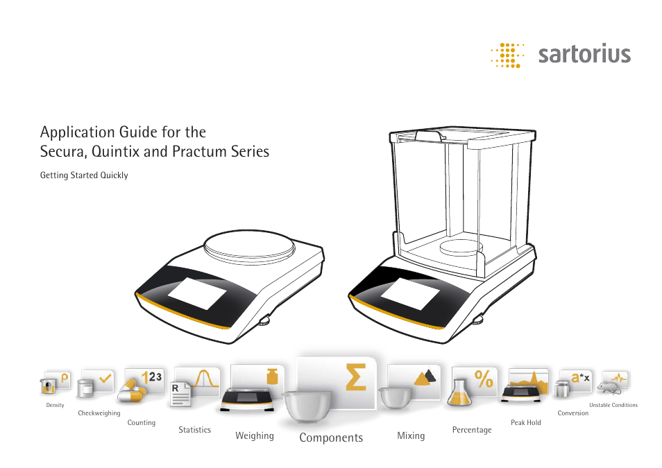 Rice Lake Secura - Quintix and Practum Series - Application Guide User Manual | 8 pages