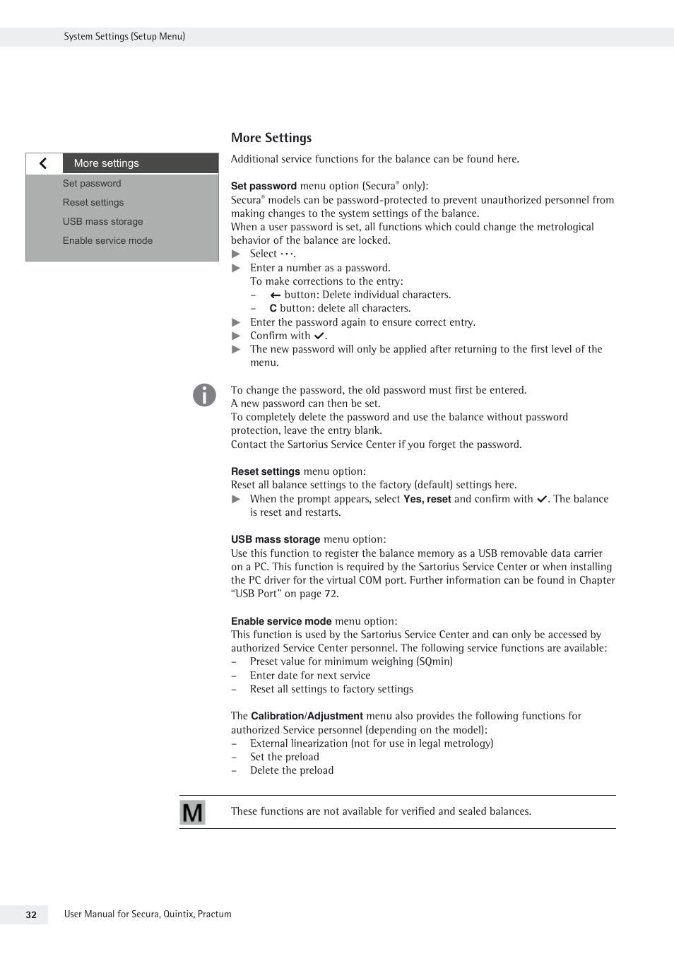 Rice Lake Secura - Quintix and Practum Series - User Manual User Manual | Page 32 / 108