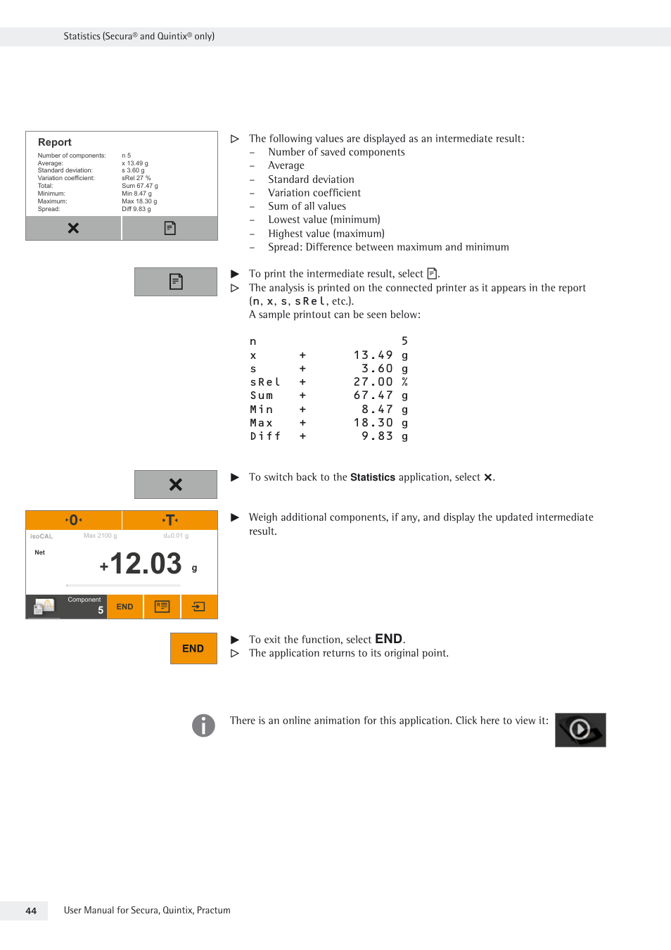 Rice Lake Secura - Quintix and Practum Series - User Manual User Manual | Page 44 / 108