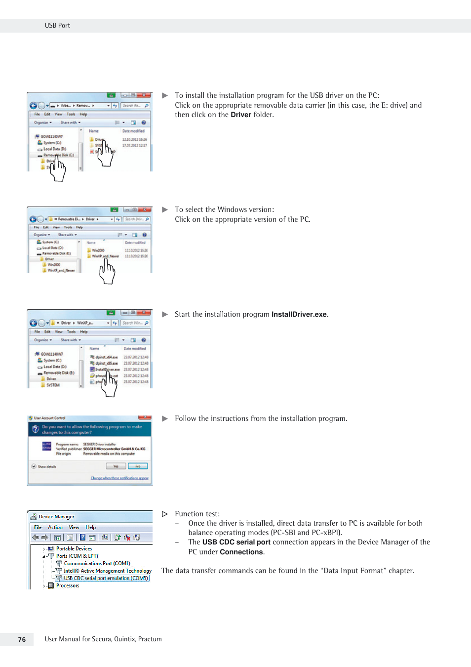 Rice Lake Secura - Quintix and Practum Series - User Manual User Manual | Page 76 / 108