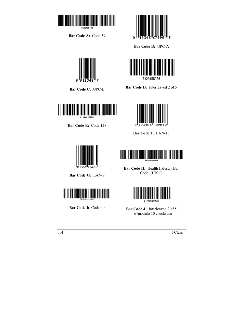 Rice Lake Datamax-ONeil I-Class Printer User Manual | Page 124 / 146