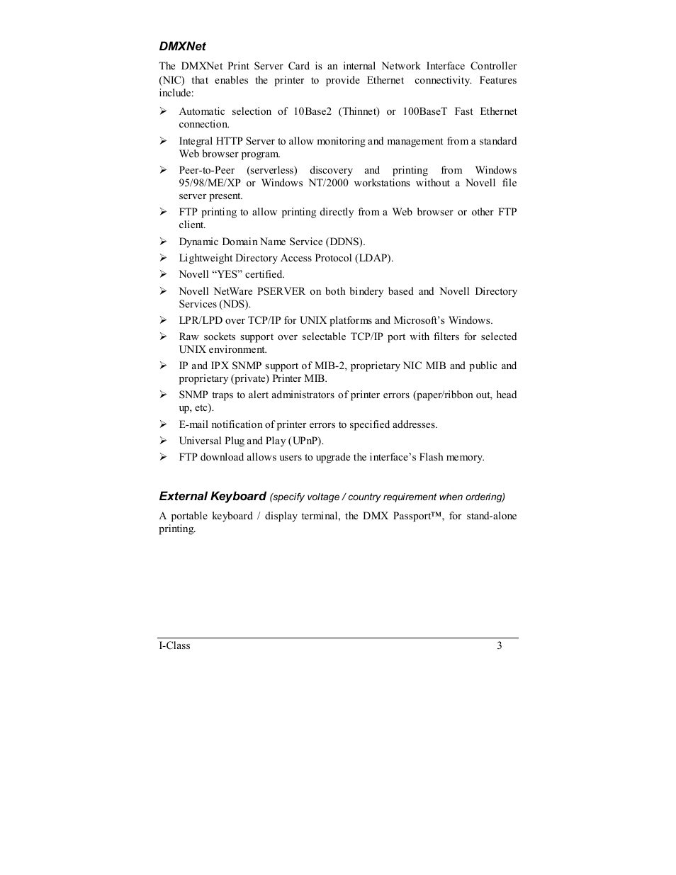 Rice Lake Datamax-ONeil I-Class Printer User Manual | Page 13 / 146
