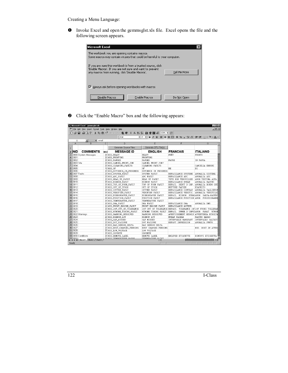 Rice Lake Datamax-ONeil I-Class Printer User Manual | Page 132 / 146