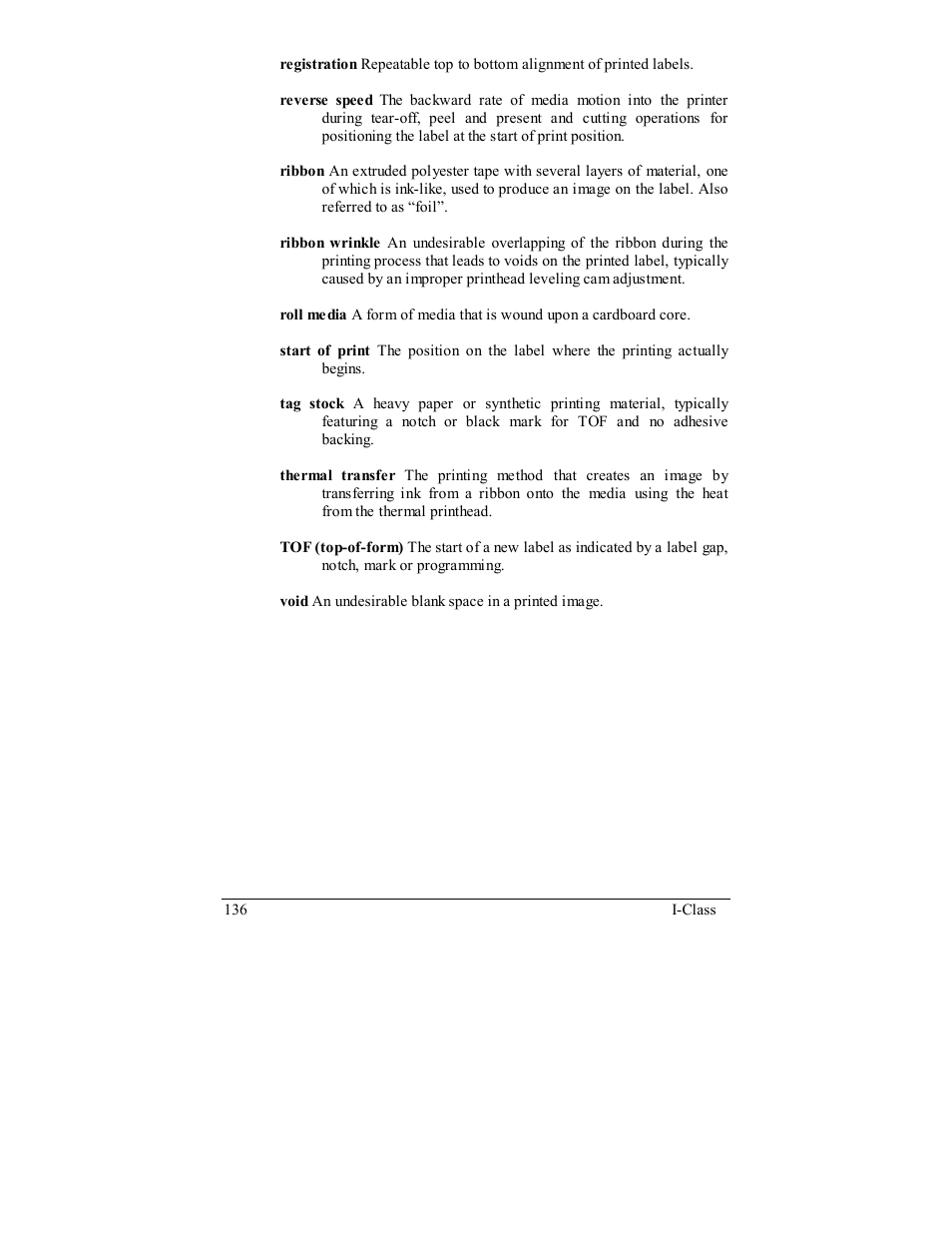 Rice Lake Datamax-ONeil I-Class Printer User Manual | Page 146 / 146