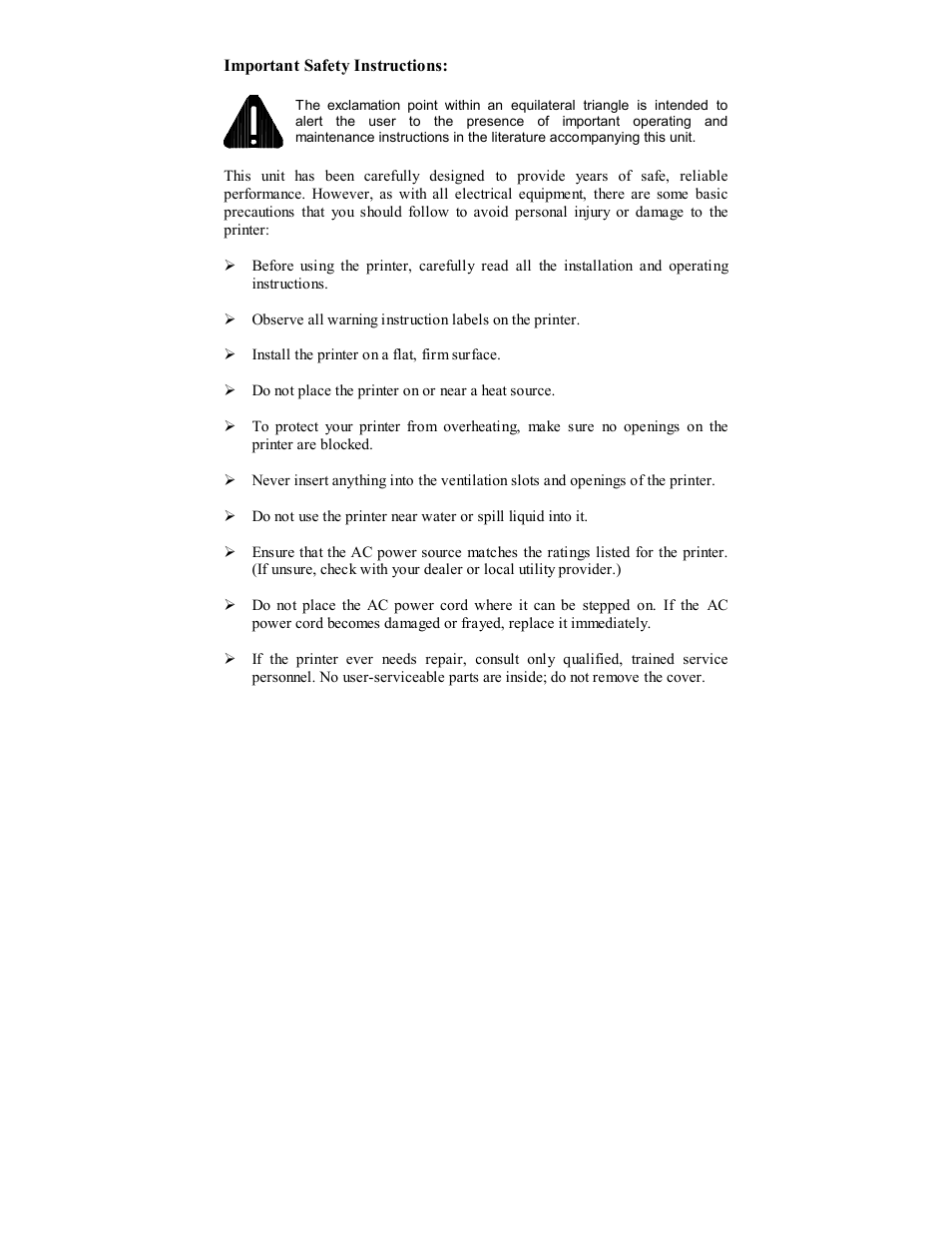 Rice Lake Datamax-ONeil I-Class Printer User Manual | Page 6 / 146