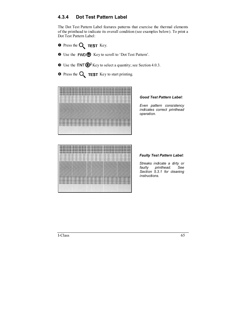 Rice Lake Datamax-ONeil I-Class Printer User Manual | Page 75 / 146