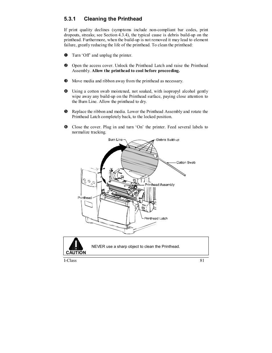 Rice Lake Datamax-ONeil I-Class Printer User Manual | Page 91 / 146
