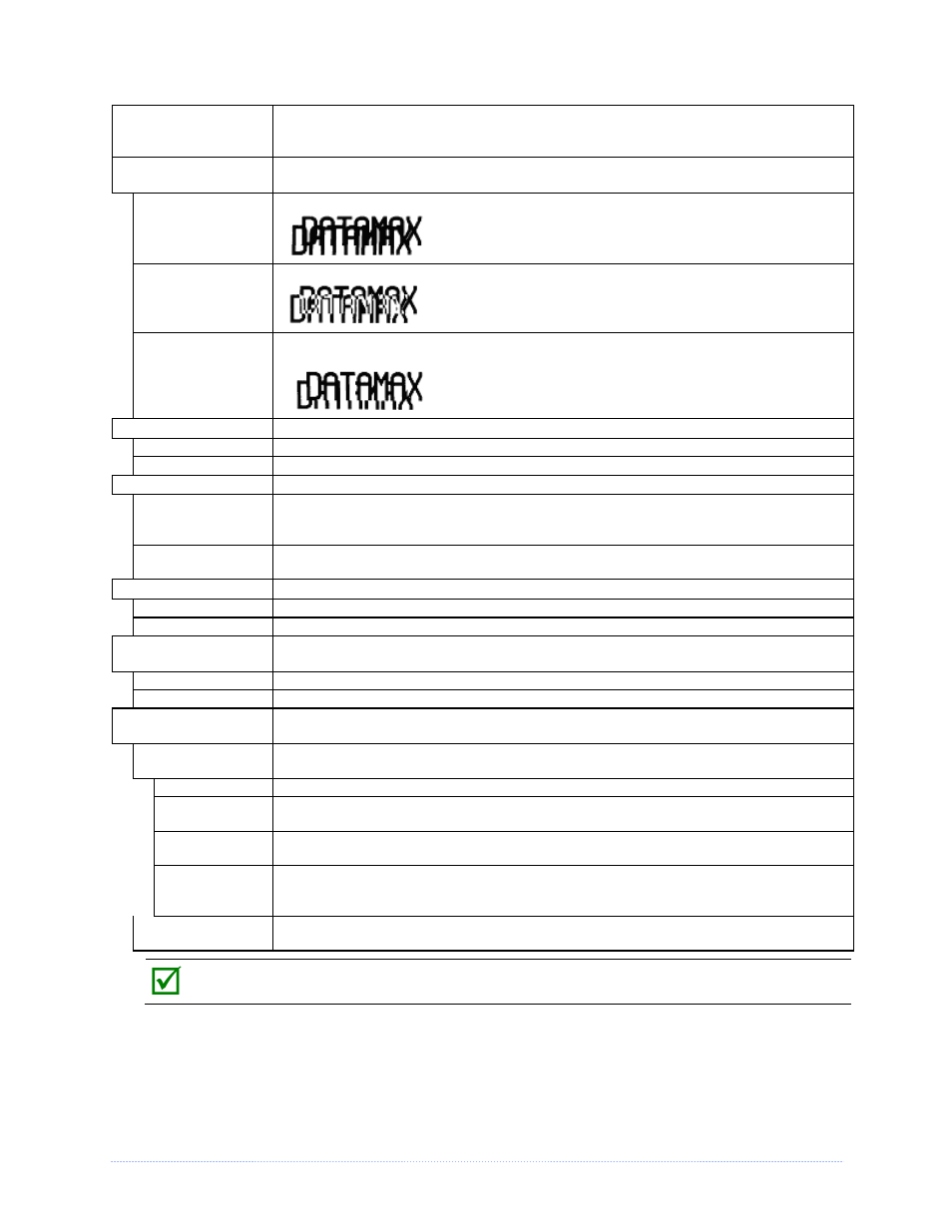 36 chapter 4 – menu system | Rice Lake Datamax M-Class Mark II User Manual | Page 42 / 92