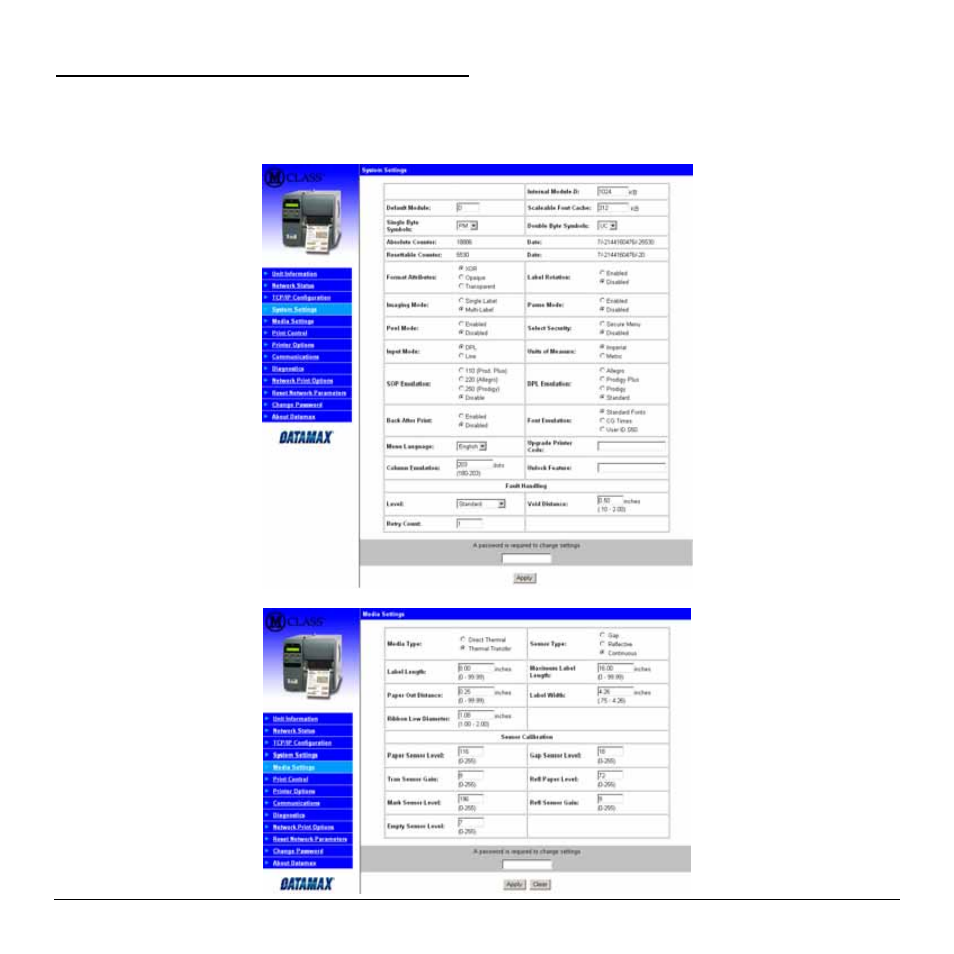 Rice Lake Datamax-ONeil M-Class User Manual | Page 130 / 166