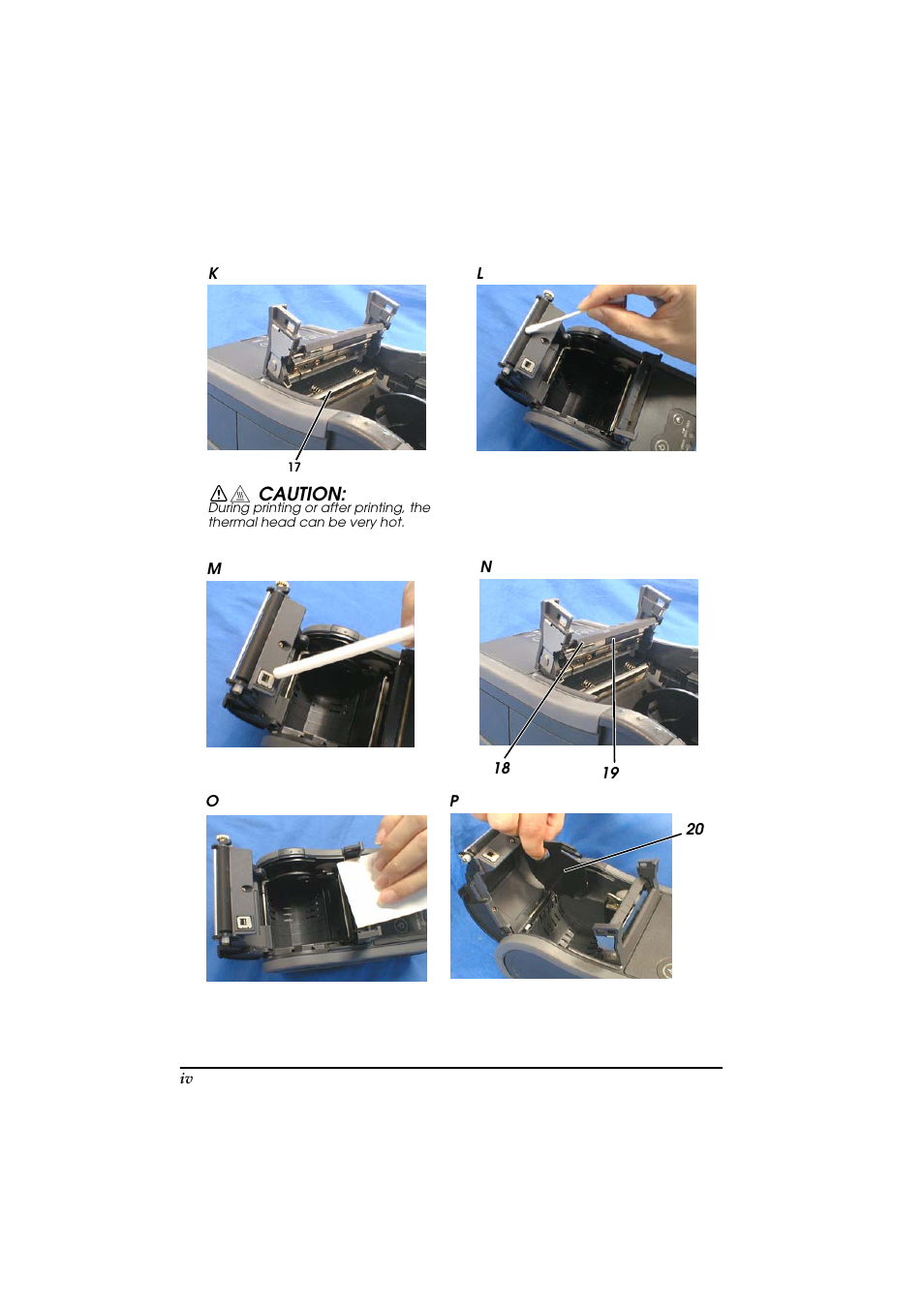 Caution | Rice Lake Epson Mobilink TM-P60 User Manual | Page 4 / 104