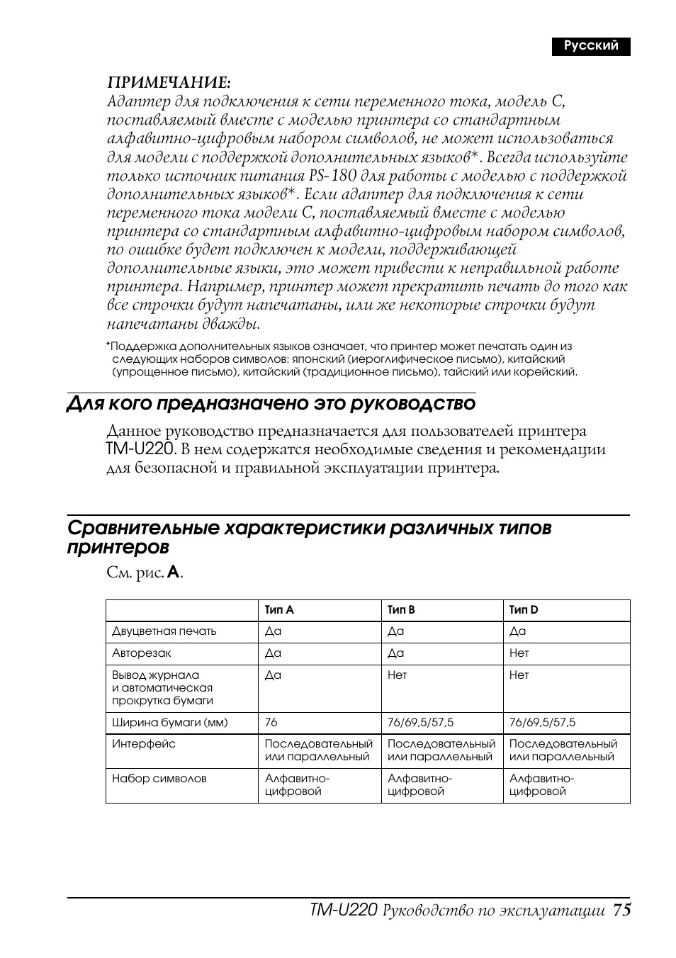 Для кого предназначено это руководство, См. рис. a | Rice Lake Epson TM-U220 Series User Manual | Page 83 / 92
