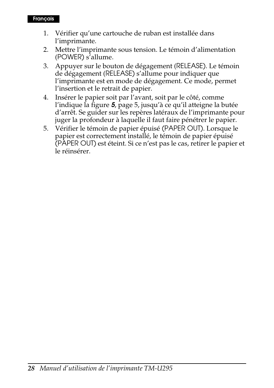 Rice Lake EPSON TM-U295 User Manual | Page 30 / 72