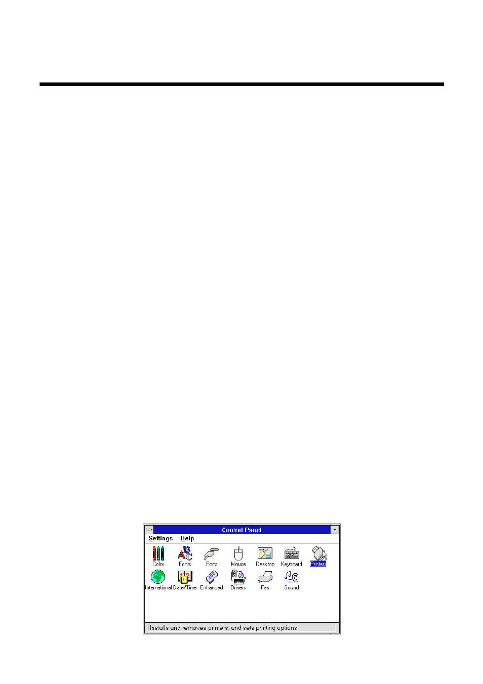 Chapter 5: using the printer with windows 3.1, Setting up for printing with microsoft windows 3.1 | Rice Lake Star LC-7211 Form Printer User Manual | Page 48 / 107
