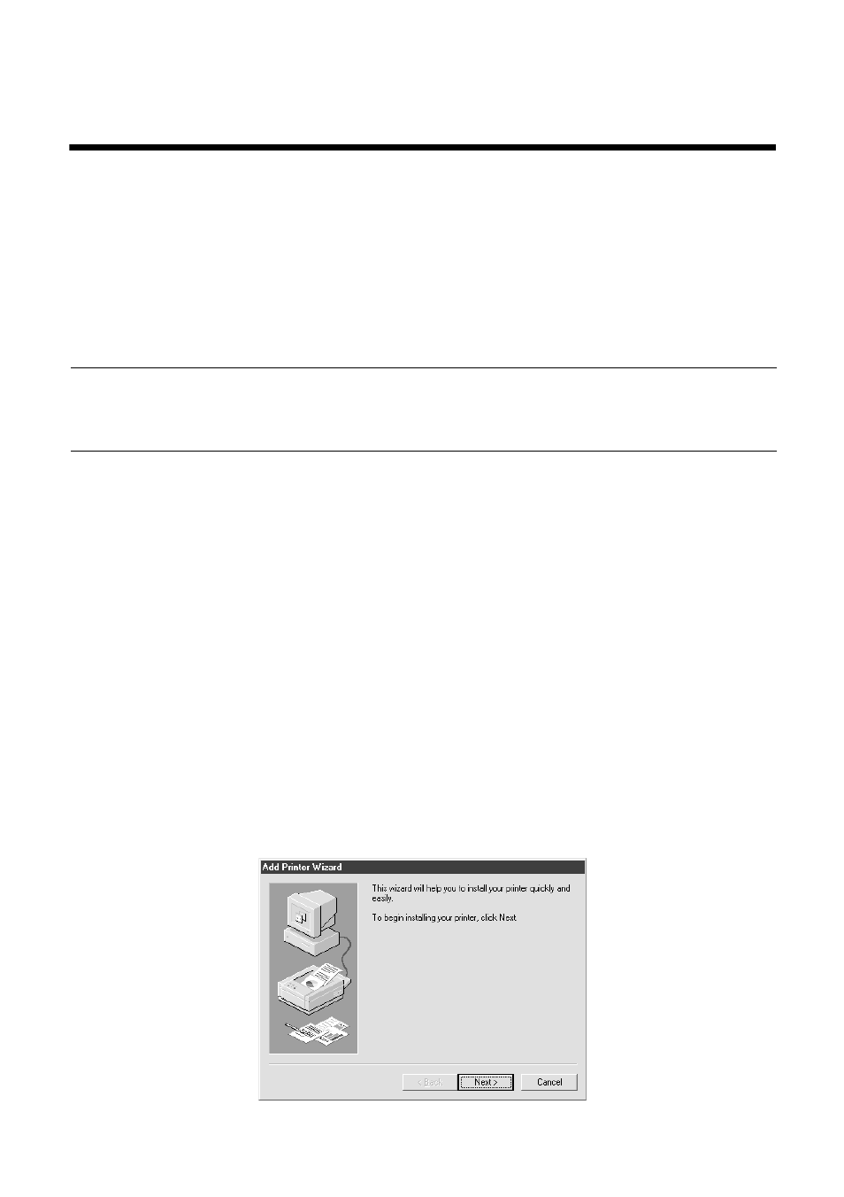 Chapter 6: using the printer with windows 95, Setting up the printer in windows 95 | Rice Lake Star LC-7211 Form Printer User Manual | Page 54 / 107