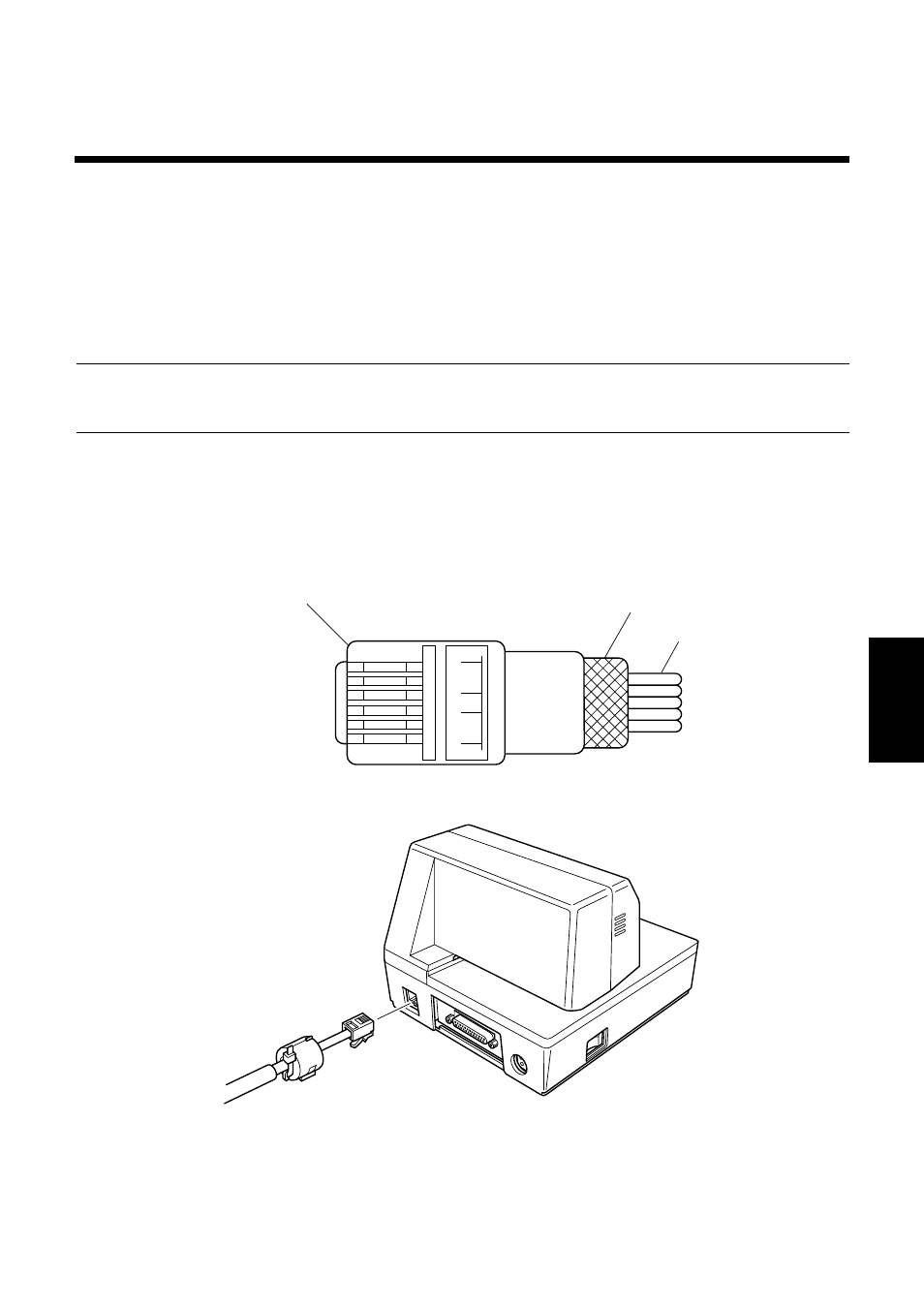 Appendix e: peripheral unit driver circuit, Modular plug | Rice Lake Star SP298 Users Manual User Manual | Page 137 / 140