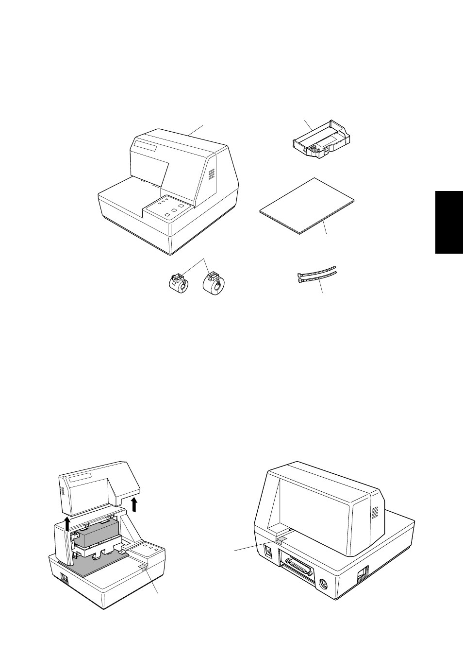 Auspacken des druckers, Entfernen der schutzmaterialien | Rice Lake Star SP298 Users Manual User Manual | Page 65 / 140