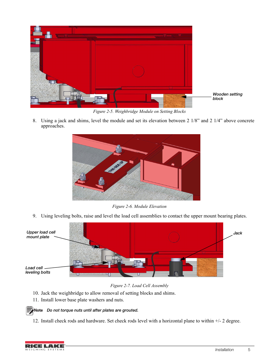 Rice Lake SURVIVOR PL Rail Scale User Manual | Page 9 / 18