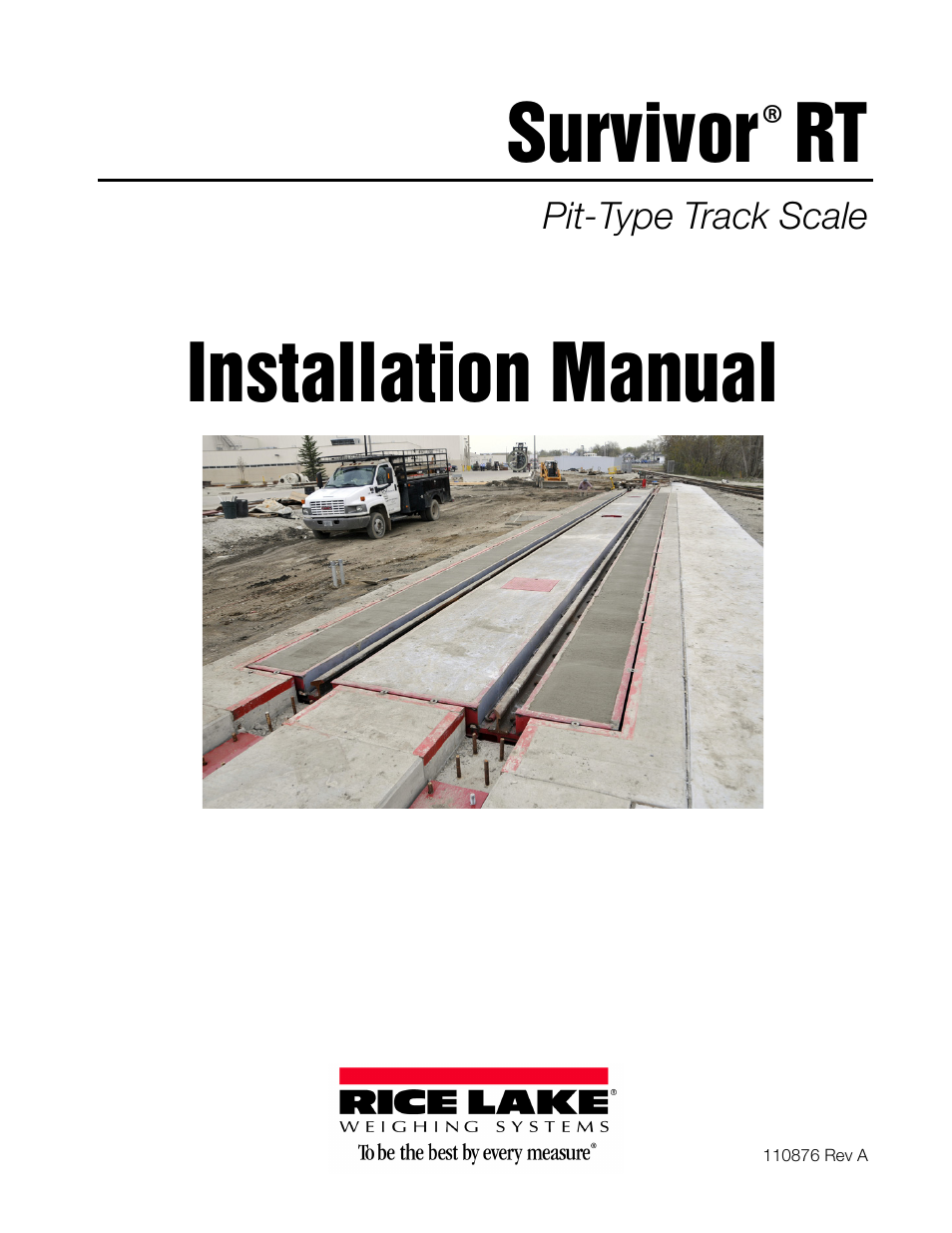 Rice Lake SURVIVOR RT Rail Scale User Manual | 24 pages