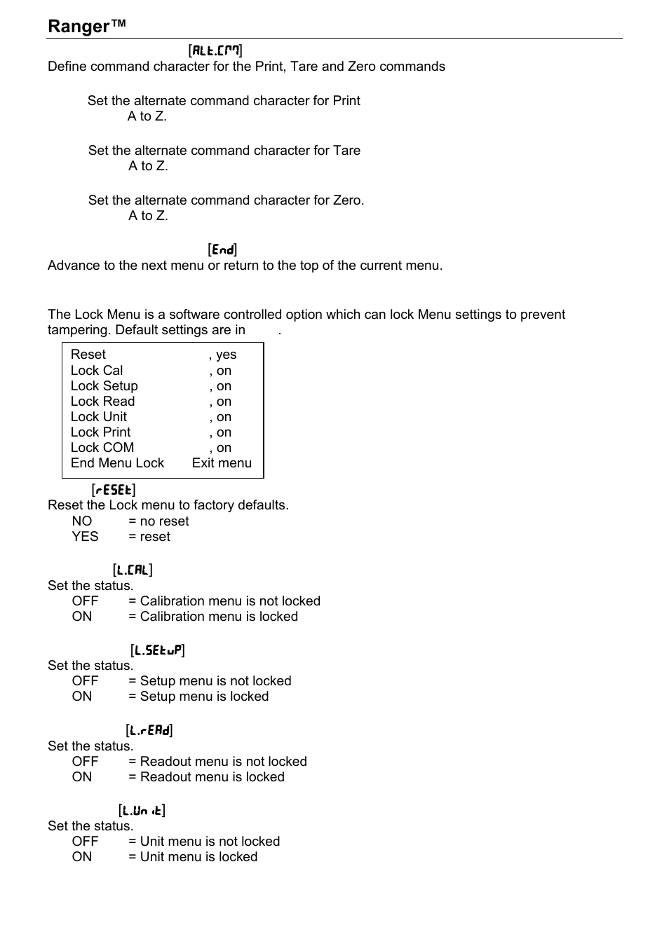 Ranger™ count 3000, Series en-23 | Rice Lake Ranger Count 3000 Series, Ohaus User Manual | Page 25 / 40