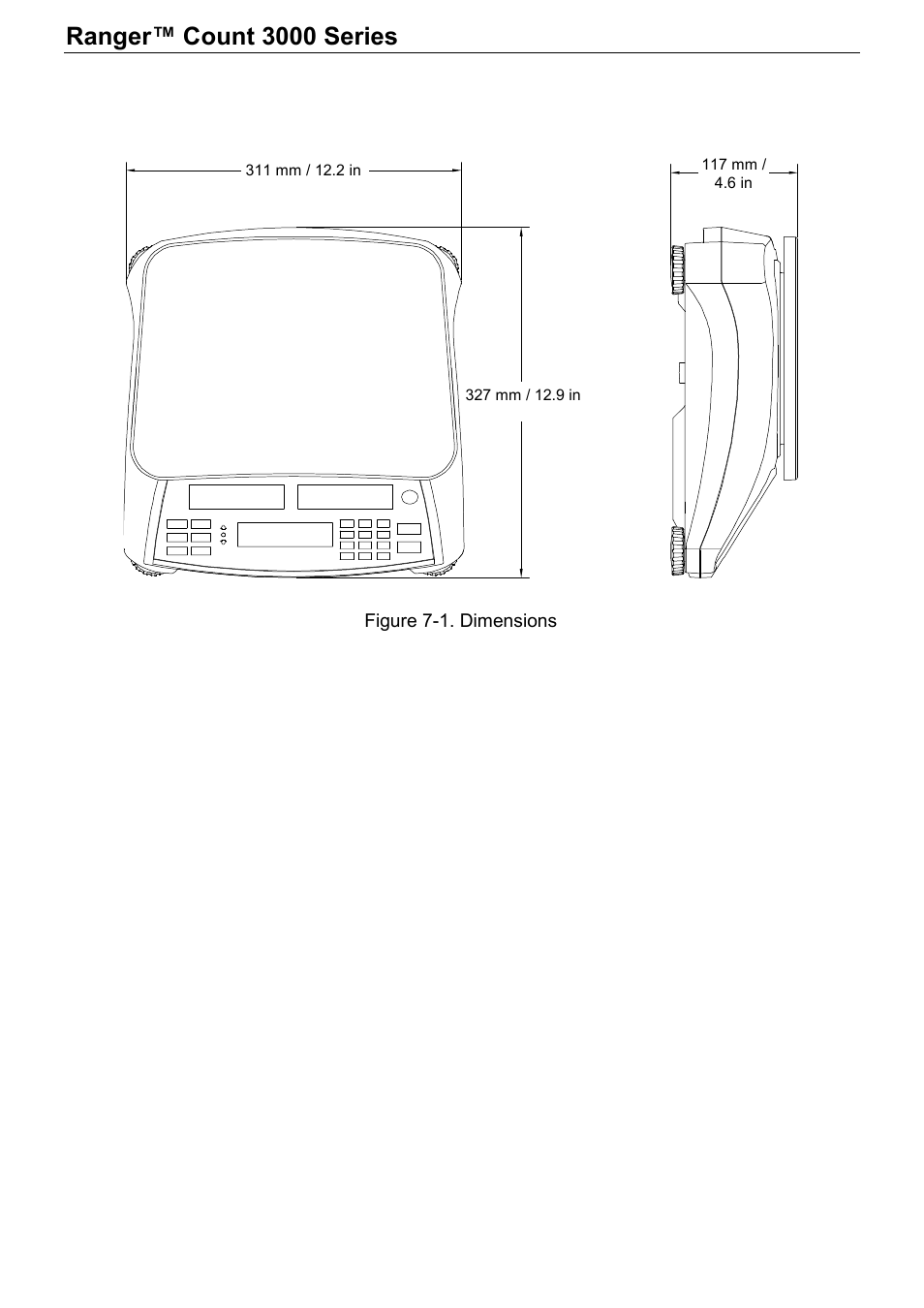 2 drawings | Rice Lake Ranger Count 3000 Series, Ohaus User Manual | Page 33 / 40