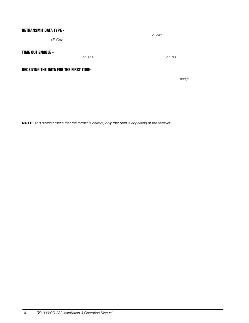 Rice Lake RD-300 Remote Display User Manual | Page 16 / 22