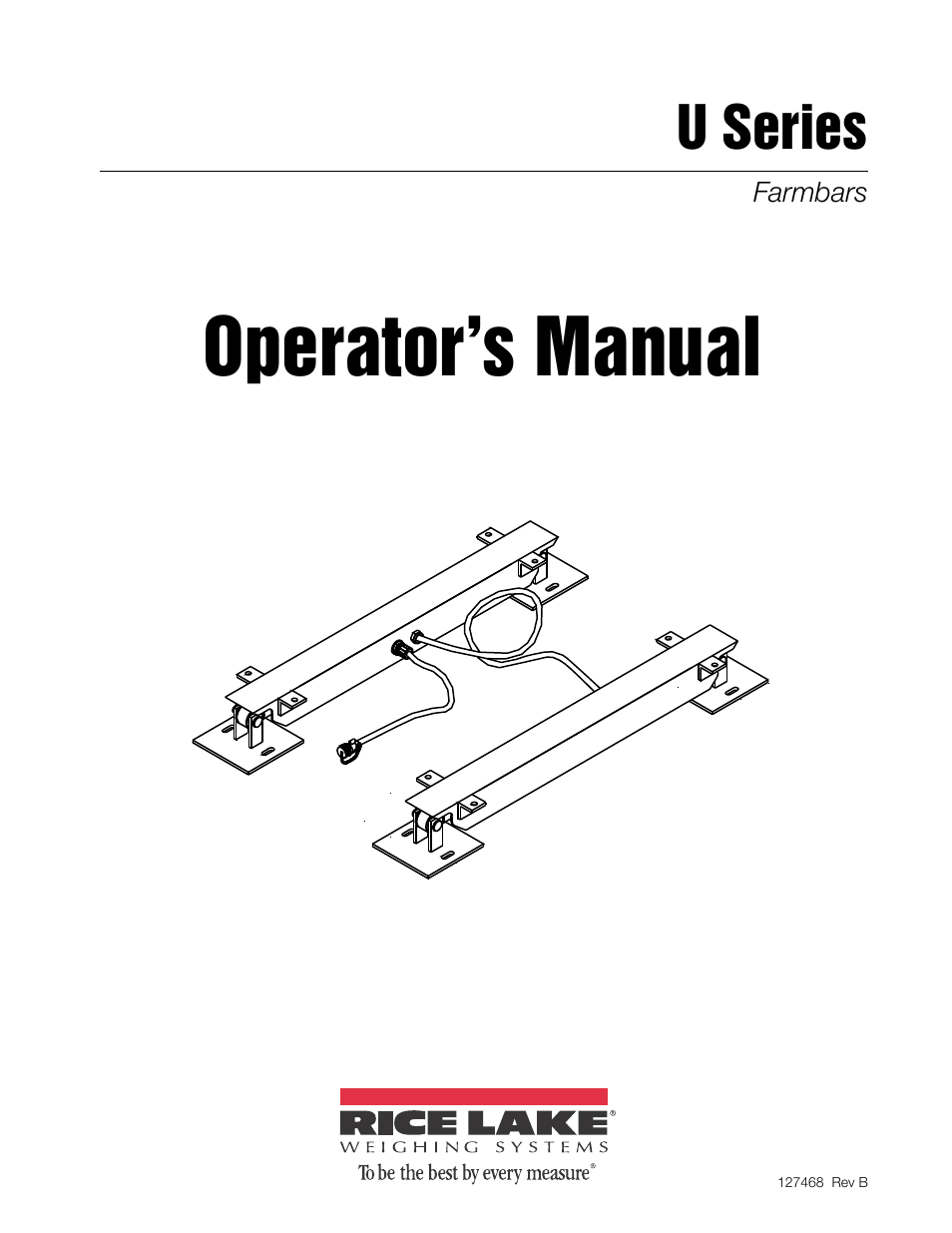 Rice Lake Farm Bars - U Series Universal Weighbars User Manual | 18 pages