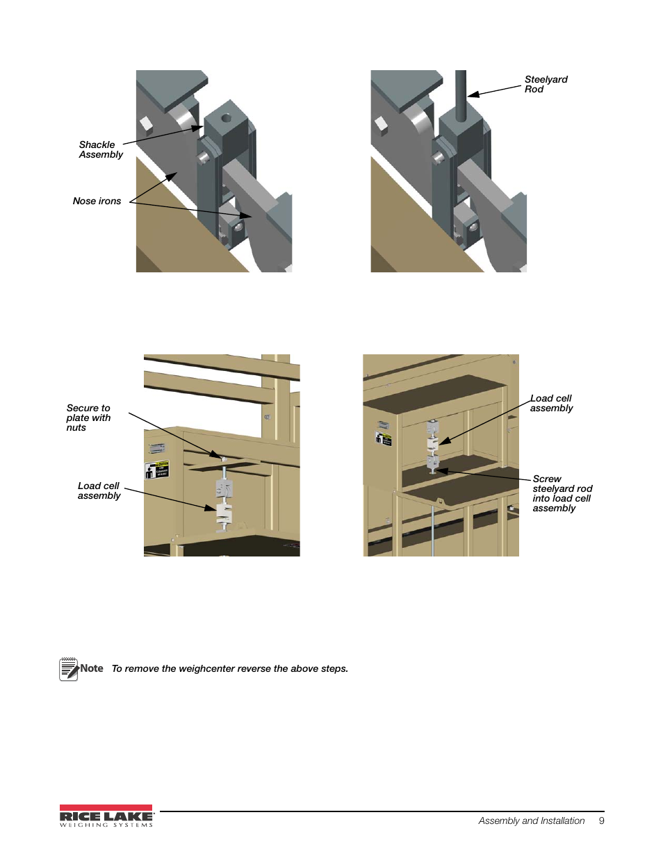 Rice Lake Mechanical Stationary Animal Scale - MAS-LM User Manual | Page 13 / 30