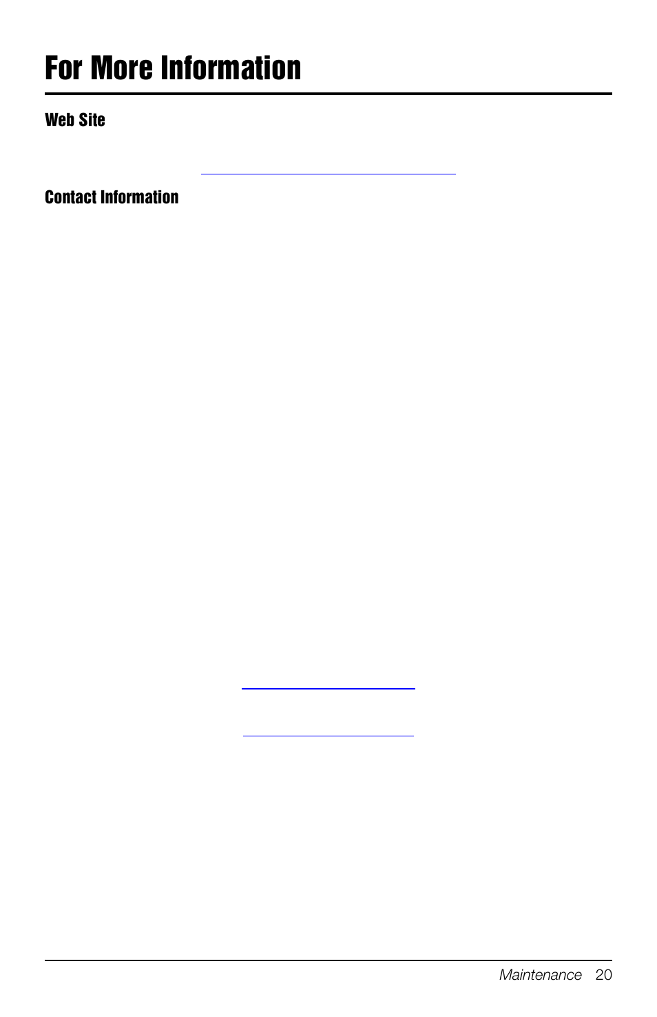 For more information | Rice Lake Portable Group Animal Scale - MAS-P - Operators Manual User Manual | Page 31 / 36