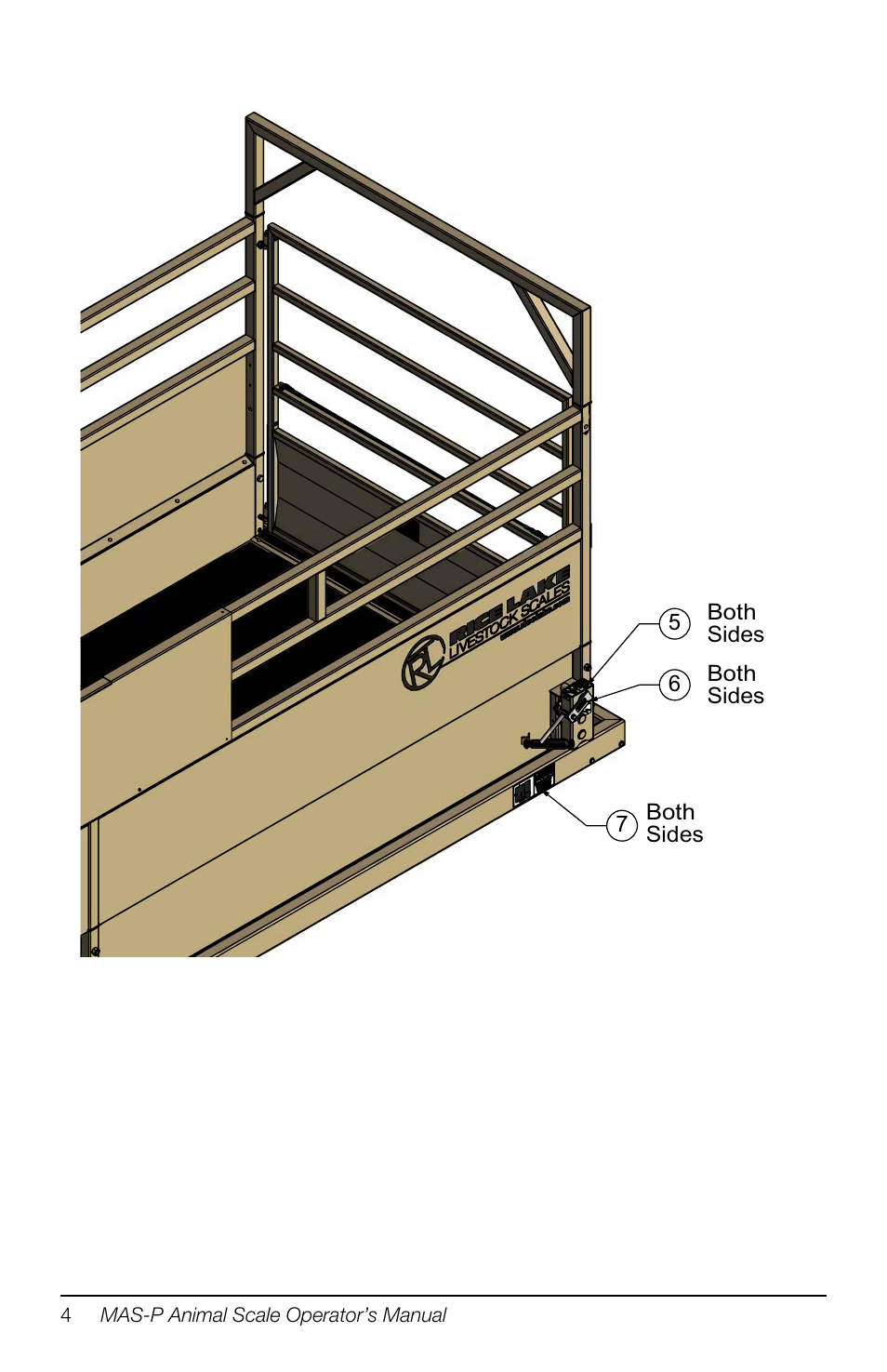 Rice Lake Portable Group Animal Scale - MAS-P - Operators Manual User Manual | Page 8 / 36