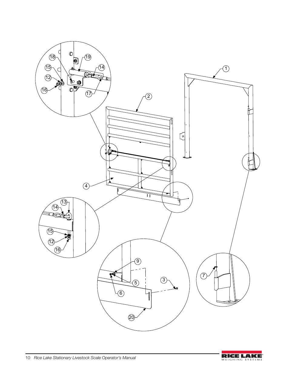 Rice Lake Stationary Livestock Scale - MAS-LC - Operators Manual User Manual | Page 14 / 24