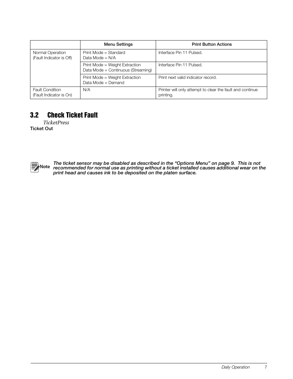 2 check ticket fault | Rice Lake TicketPress - Installation and Operation Manual User Manual | Page 11 / 48
