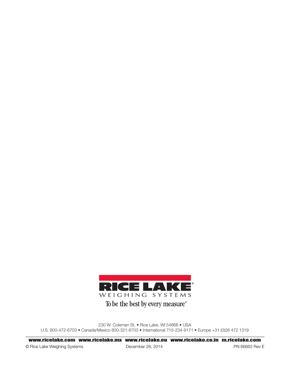 Rice Lake RoughDeck Rough-n-Ready System User Manual | Page 20 / 20