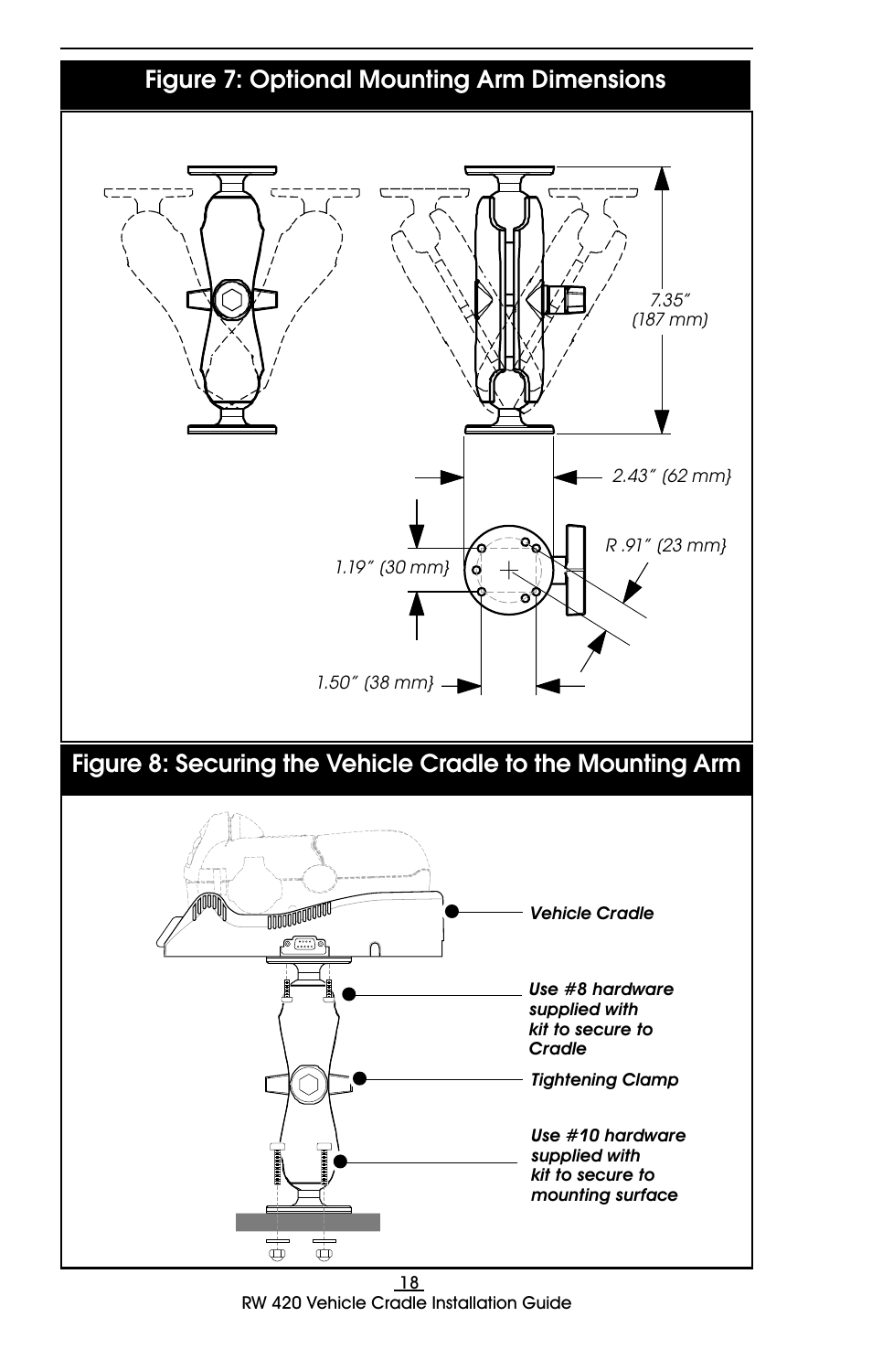 Rice Lake Zebra RW 420 Vehicle Cradle User Manual | Page 18 / 20