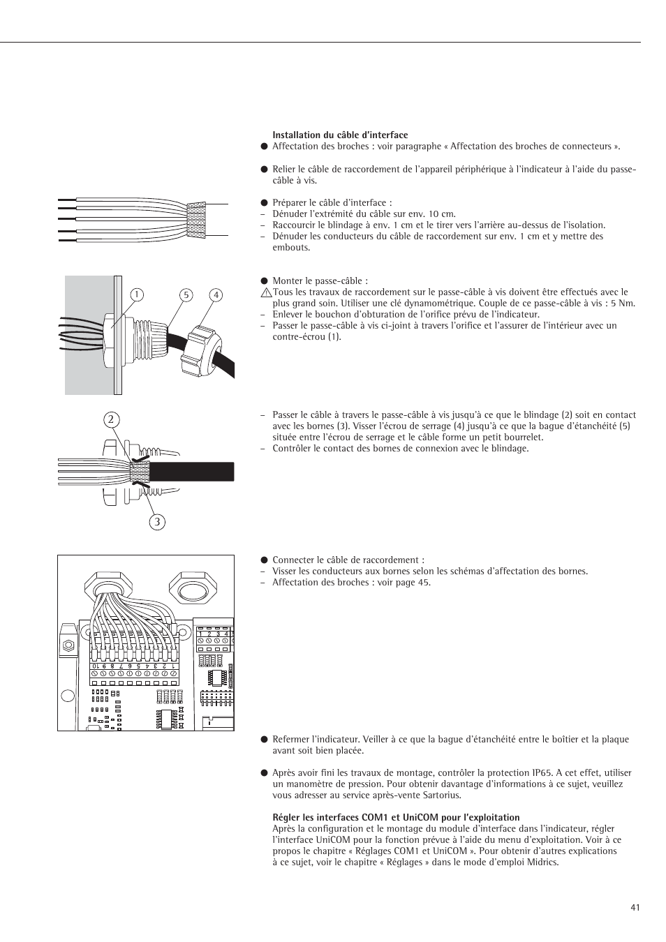 Rice Lake Sartorius Midrics 1 and 2 Series - Installation Instructions User Manual | Page 41 / 88