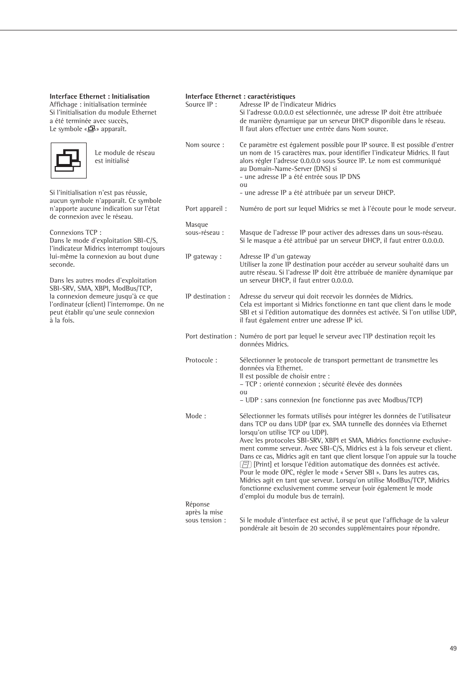 Rice Lake Sartorius Midrics 1 and 2 Series - Installation Instructions User Manual | Page 49 / 88