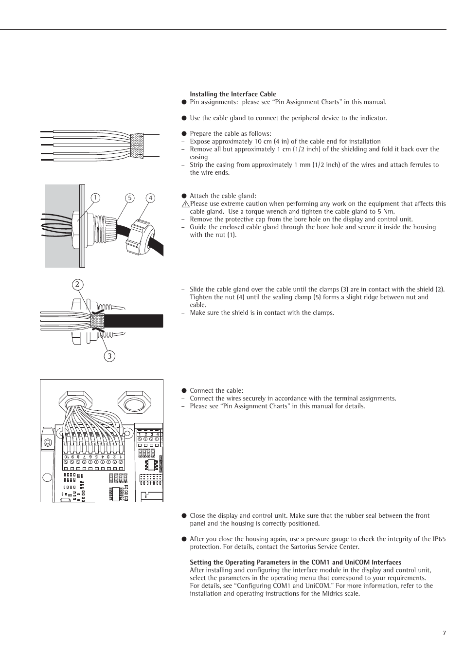 Rice Lake Sartorius Midrics 1 and 2 Series - Installation Instructions User Manual | Page 7 / 88