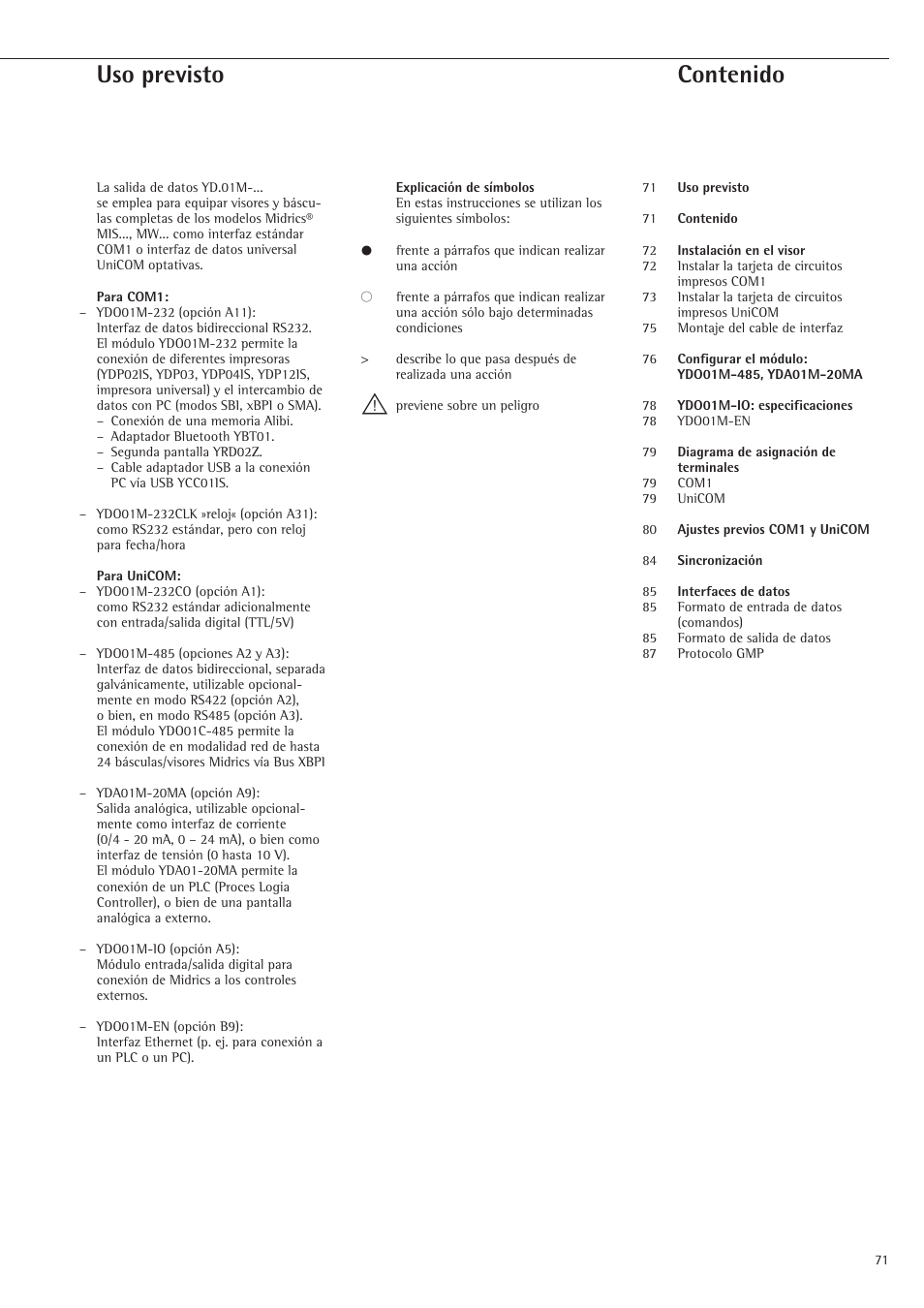 Rice Lake Sartorius Midrics 1 and 2 Series - Installation Instructions User Manual | Page 71 / 88