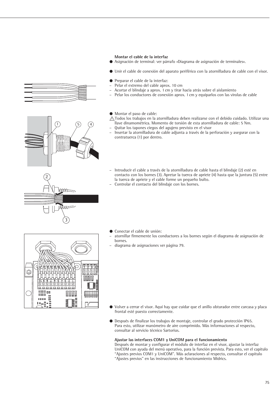 Rice Lake Sartorius Midrics 1 and 2 Series - Installation Instructions User Manual | Page 75 / 88