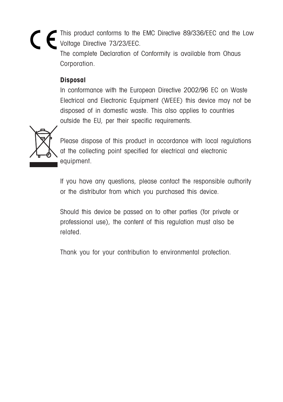 Rice Lake Scout Pro Series Portable, Ohaus - Instruction Manual User Manual | Page 3 / 36