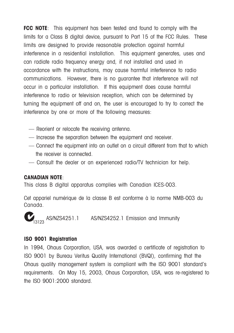 Rice Lake Scout Pro Series Portable, Ohaus - Instruction Manual User Manual | Page 4 / 36