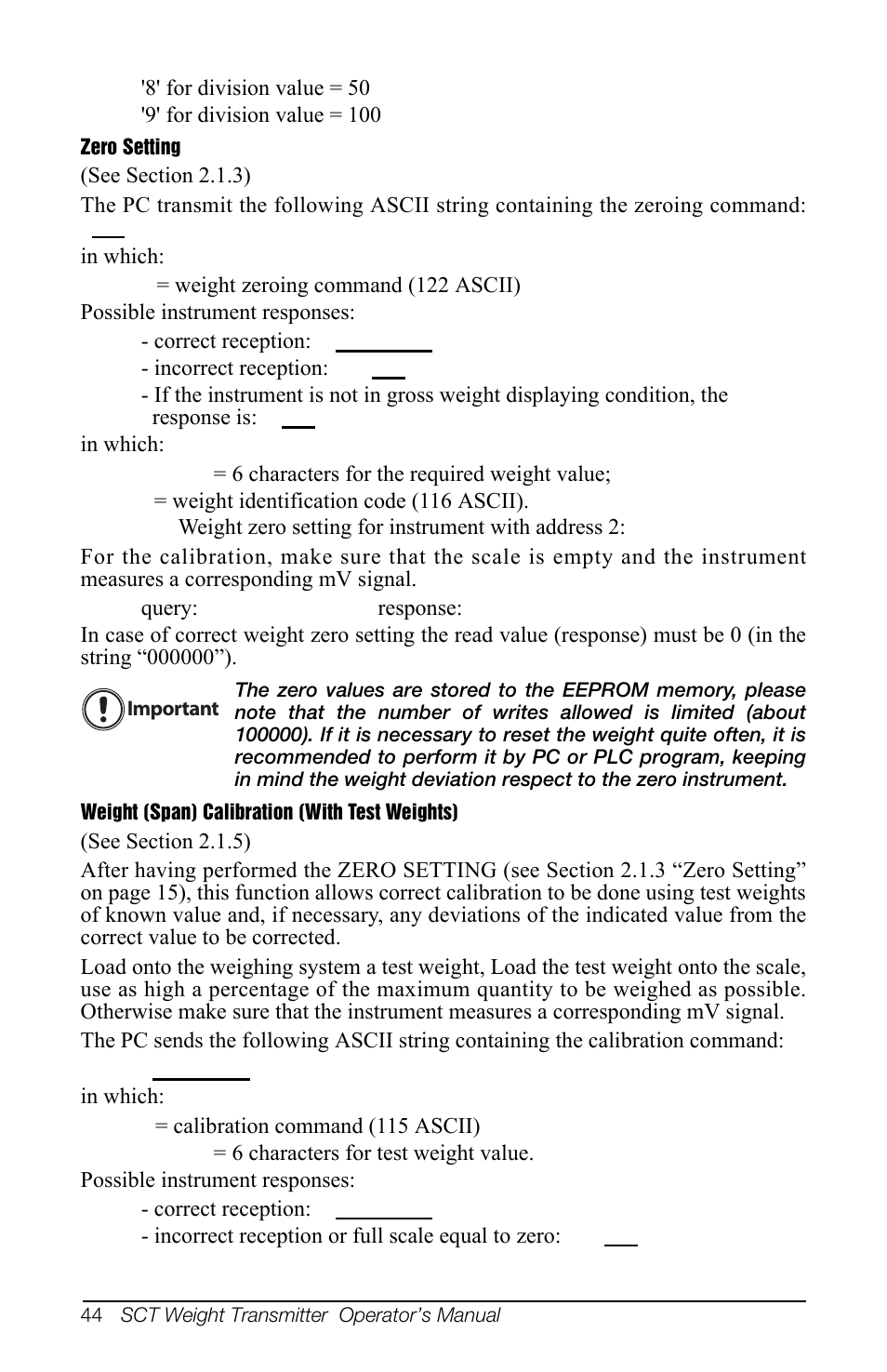 Rice Lake SCT-10 User Manual | Page 48 / 58