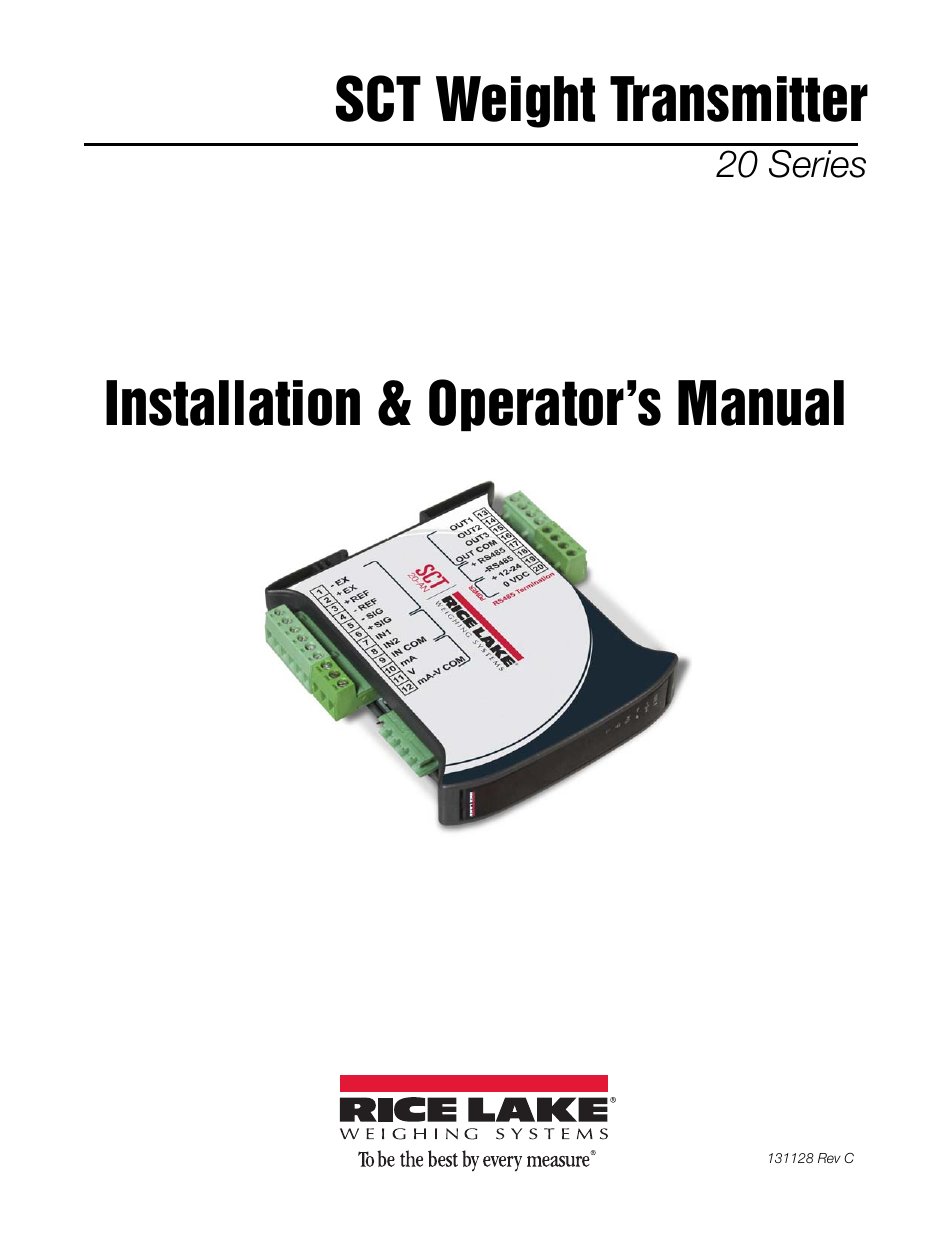 Rice Lake Signal Conditioning Transmitter/Indicators User Manual | 70 pages